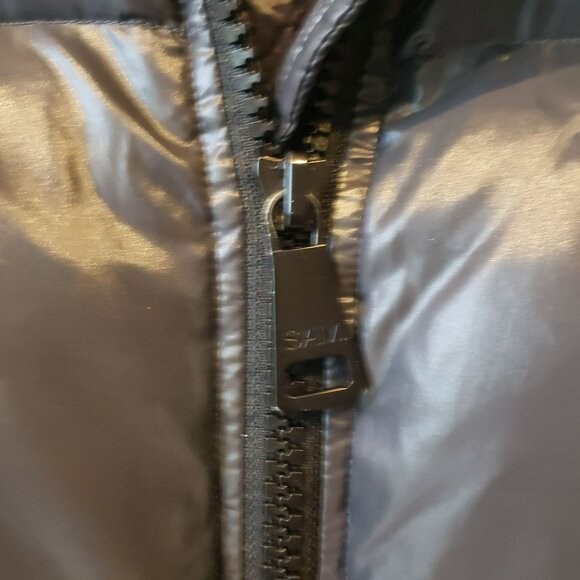 SAM. Womens Gray Puffer Jacket Goose Down Winter Coat Revolve Style S Small - Picture 6 of 12